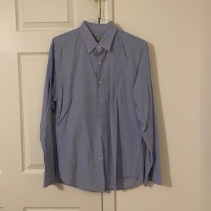 Quality tailored woven shirt by J. Crew.